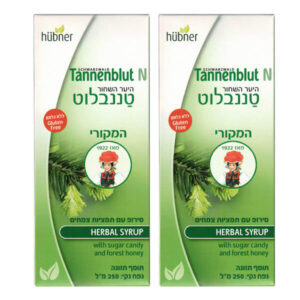 Hubner הובנר סירופ טננבלוט N תמציות צמחים אריזת חיסכון ללא גלוטן 250 מ"ל זוג